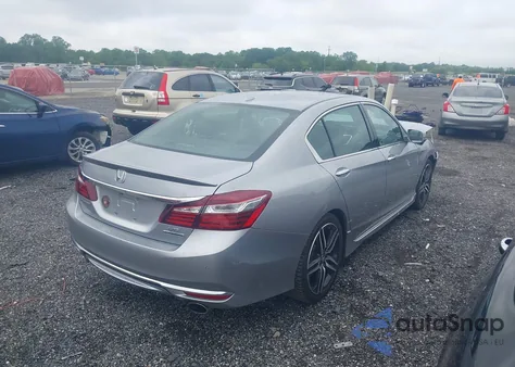 2017 Honda Accord Touring V6 из США, поврежденный, VIN 1HGCR3F98HA033961